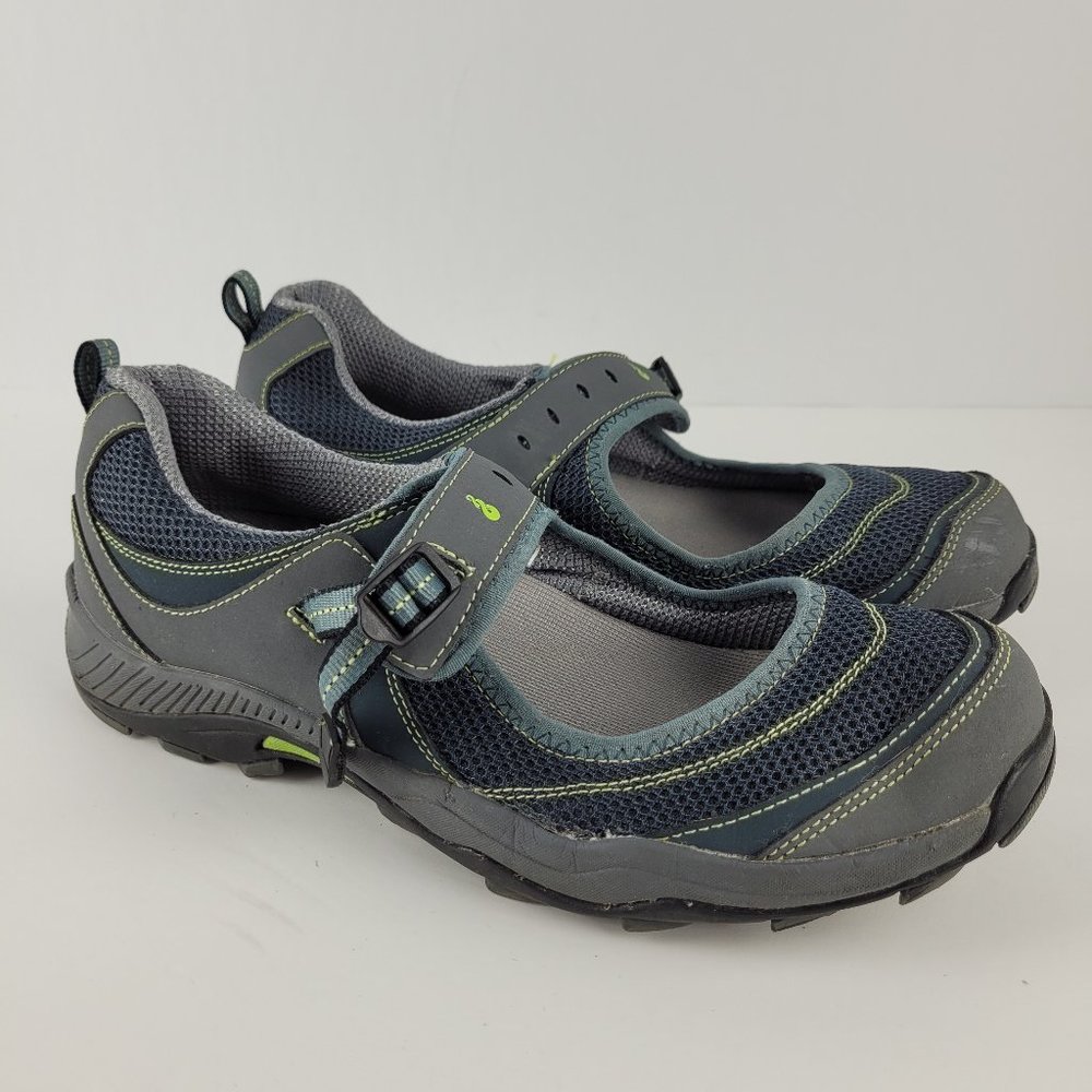 Ahnu Benecia Gray Blue Mary Jane Outdoor Hiking Sport Shoe 11